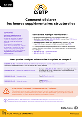 En bref, déclarer les heures structurelles en DSN
